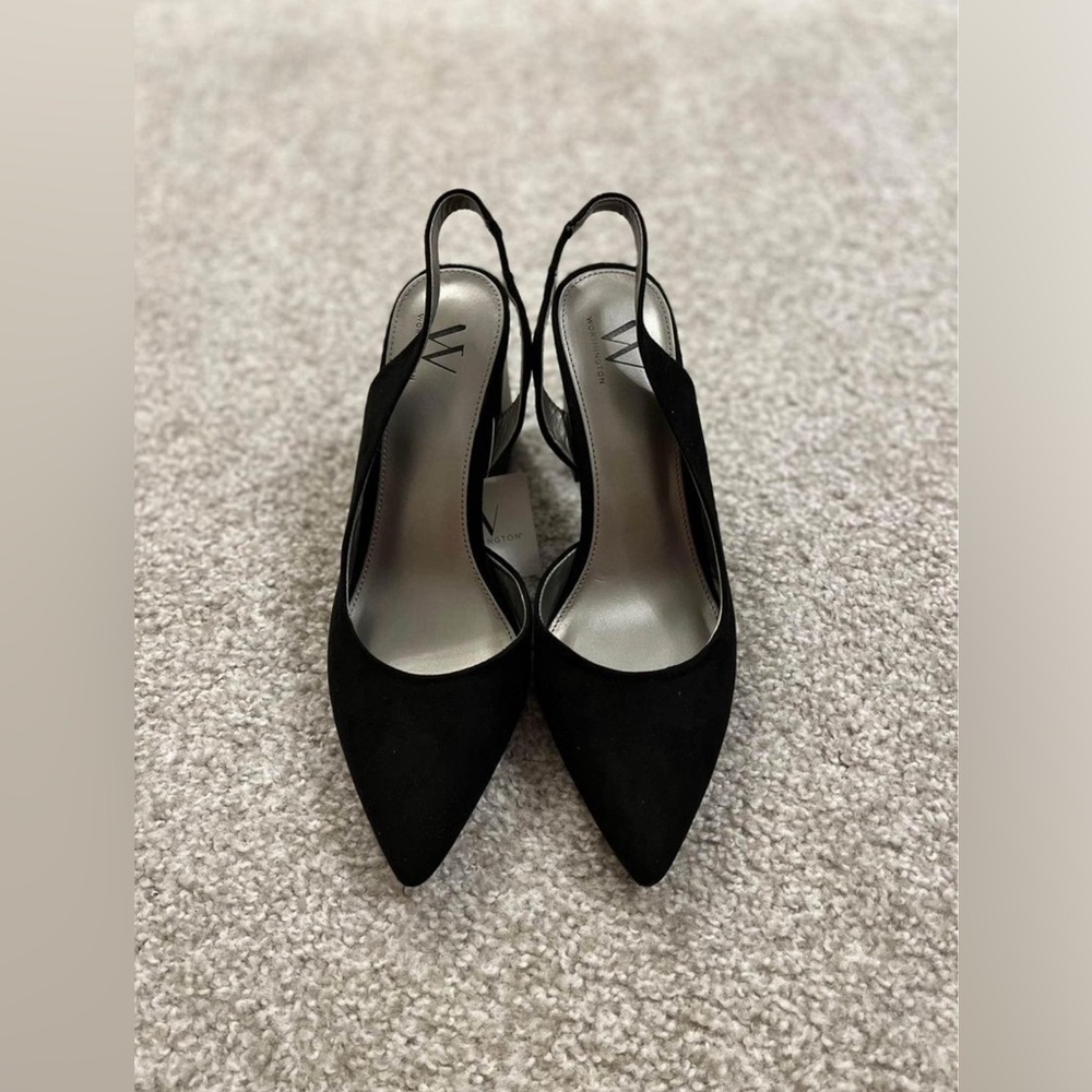 Black Worthington Slingback Heels